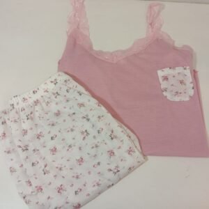 PIJAMA BOLSILLO FLORES